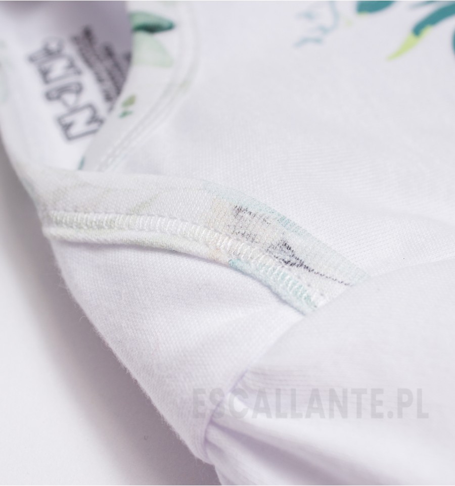 Bluzka niemowlęca EUKALIPTUS z bawełny organicznej dla dziewczynki