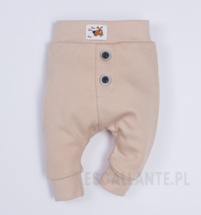 Spodnie niemowlęce PIESKI z bawełny organicznej dla chłopca