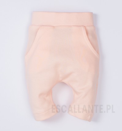 Spodnie niemowlęce KOLORY WIOSNY z bawełny organicznej dla dziewczynki