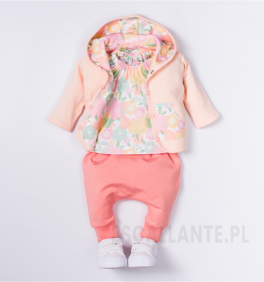 Bluza niemowlęca BABY FRUIT z bawełny organicznej dla dziewczynki