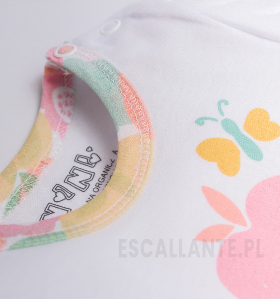 T-shirt niemowlęcy BABY FRUIT z bawełny organicznej dla dziewczynki