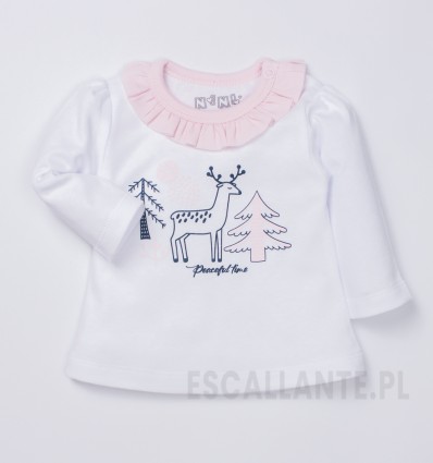 Bluzka niemowlęca MAGIC FOREST z bawełny organicznej dla dziewczynki