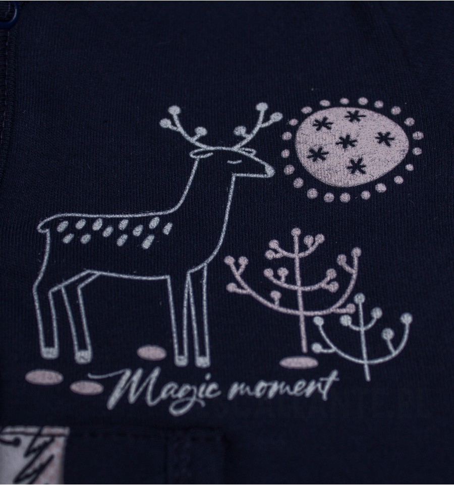 Kurtka niemowlęca MAGIC FOREST z bawełny organicznej dla dziewczynki