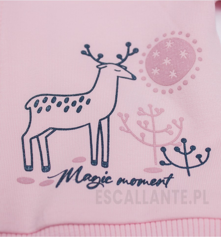 Bluza dresowa MAGIC FOREST z bawełny organicznej dla dziewczynki