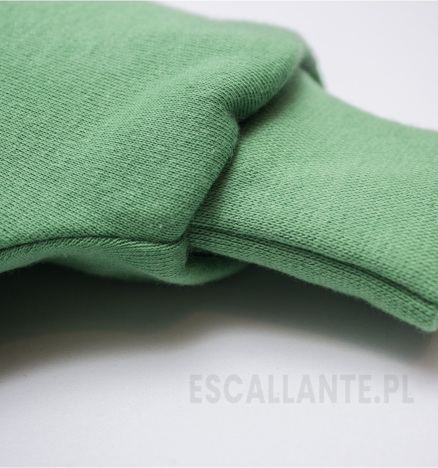 Zielone spodnie niemowlęce JUNGLE z bawełny organicznej dla chłopca