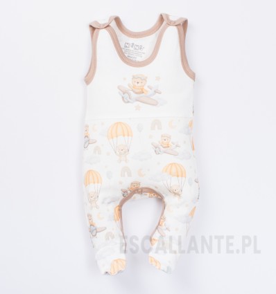 Śpiochy niemowlęce BABY BEAR z bawełny organicznej dla chłopca