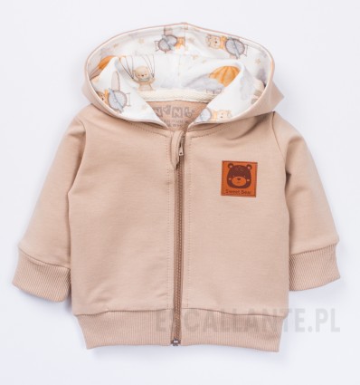 Bluza dresowa BABY BEAR z bawełny organicznej dla chłopca