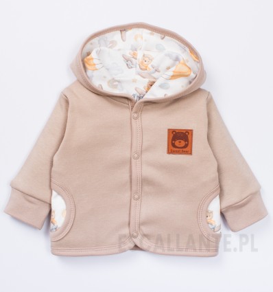 Bluza niemowlęca BABY BEAR z bawełny organicznej dla chłopca