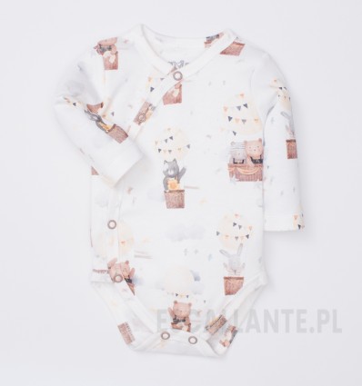 Body kopertowe BEAR IN THE AIR z bawełny organicznej dla chłopca