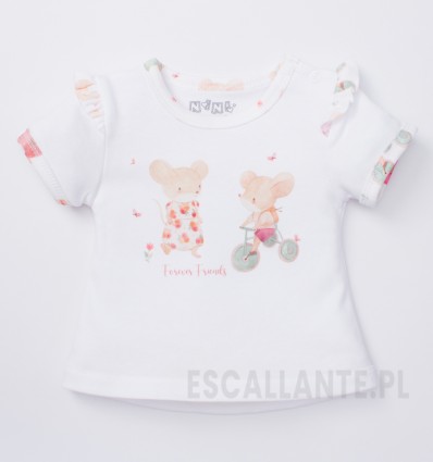 T-shirt niemowlęcy MINI MOUSE z bawełny organicznej dla dziewczynki