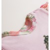 Różowe spodnie ogrodniczki PARADISE z bawełny organicznej