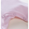 Różowe śpiochy niemowlęce OAZA z bawełny organicznej dla dziewczynki