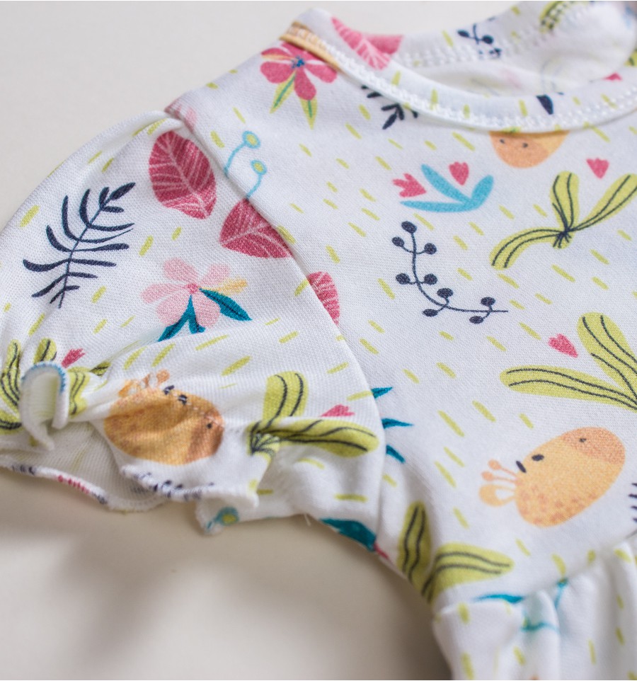 Sukienka niemowlęca OAZA z bawełny organicznej