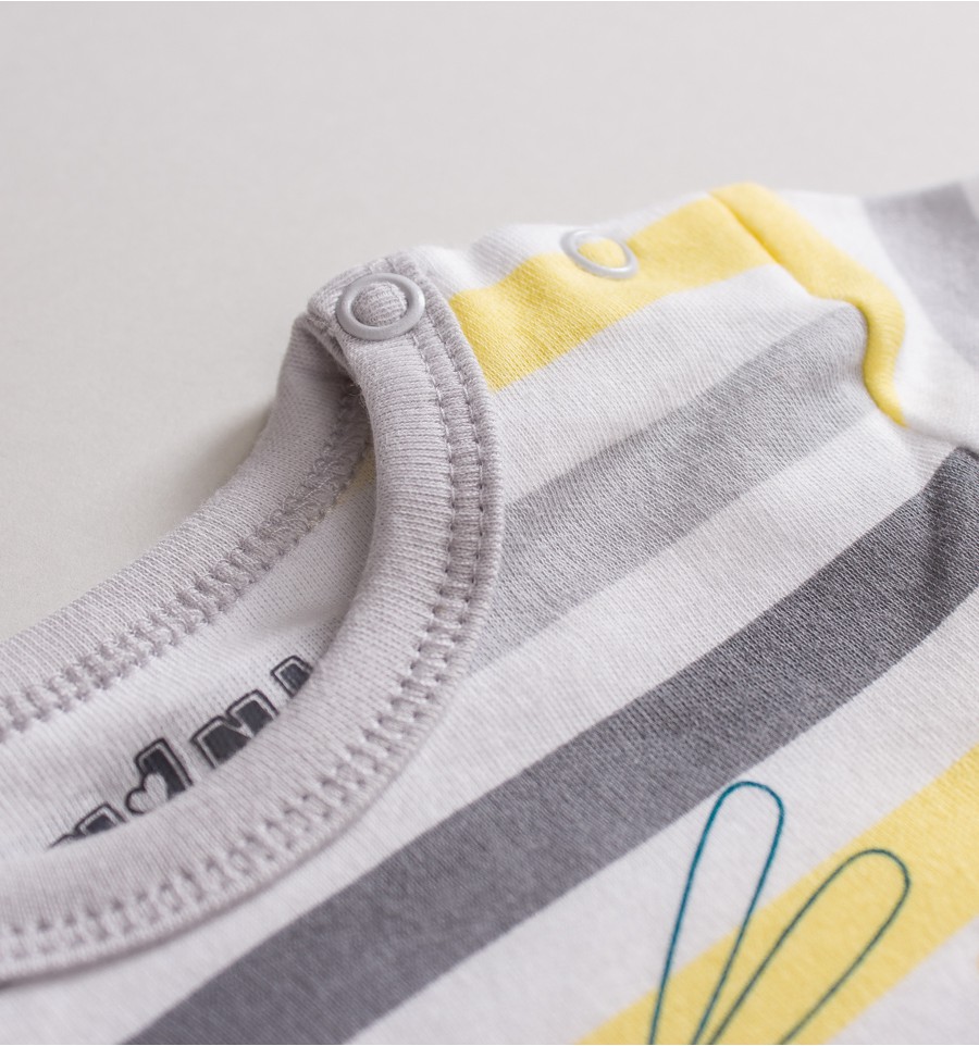 T-shirt niemowlęcy HELIKOPTER z bawełny organicznej dla chłopca