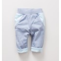 Spodnie niemowlęce MAŁY PILOT NINI z bawełny organicznej dla chłopca