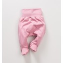 Różowe półśpiochy Dreams NINI z bawełny organicznej dla dziewczynki