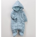 Kombinezon niemowlęcy Blue NINI z bawełny organicznej dla chłopca