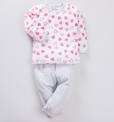 Piżama niemowlęca dziewczęca