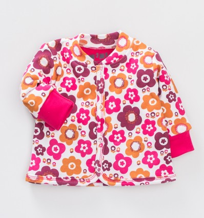 Bluza niemowlęca FOLK NINI z bawełny organicznej dla dziewczynki