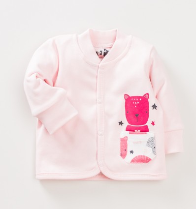 Bluza niemowlęca BEST FRENDS z bawełny organicznej dla dziewczynki