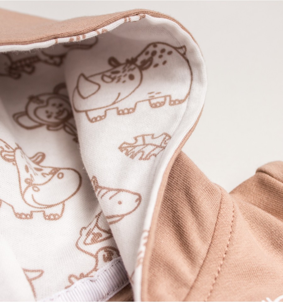 Bluza niemowlęca ANIMALS z bawełny organicznej dla chłopca