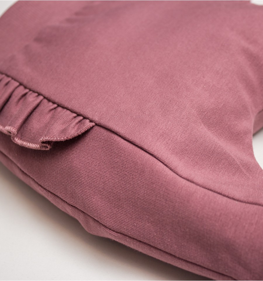 Spodnie niemowlęce dresowe TROPIKI z bawełny organicznej dla dziewczynki