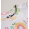 Bluzka niemowlęca WIOSENNE KWIATKI z bawełny organicznej dla dziewczynki