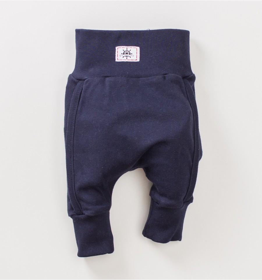 Spodnie niemowlęce z bawełny organicznej