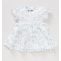 Sukienka niemowlęca SUMMER LEAVES z bawełny organicznej