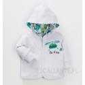Dwustronna bluza niemowlęca LITTLE DRONE z bawełny organicznej dla chłopca