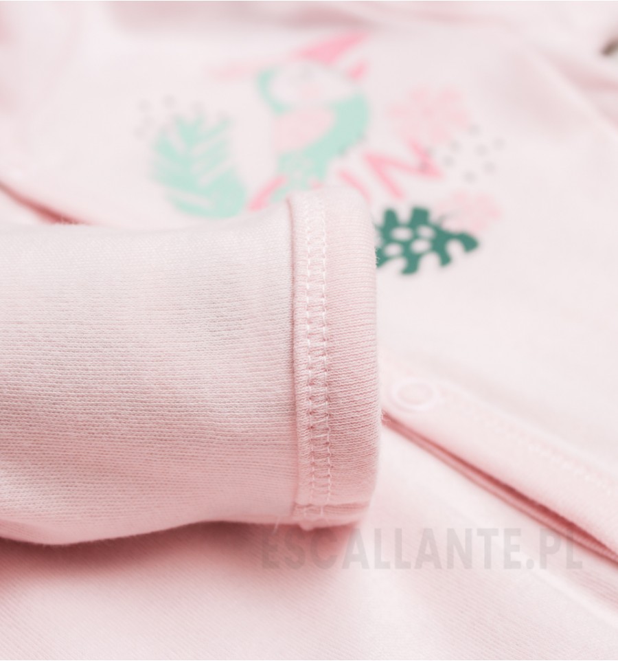 Różowa bluza niemowlęca MINT & PINK z bawełny organicznej dla dziewczynki