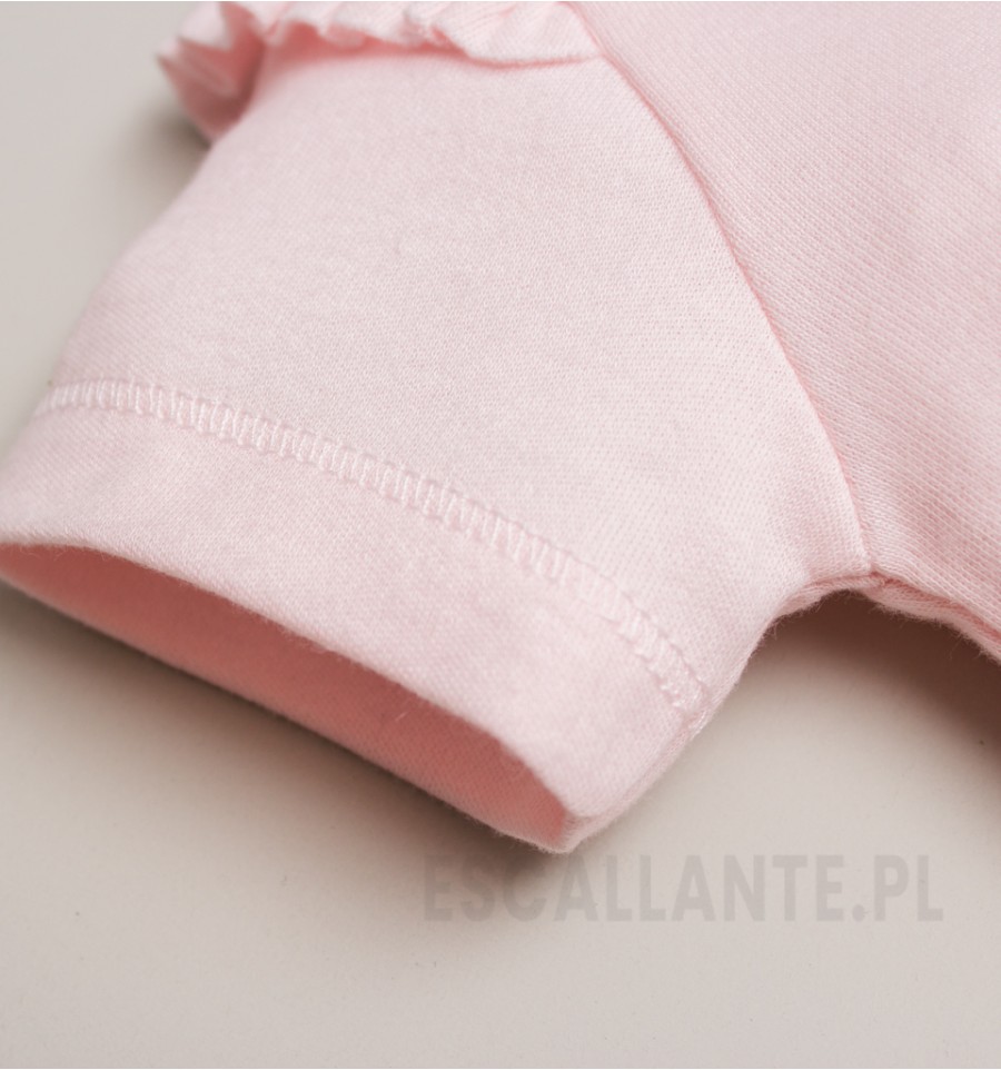 Różowe body niemowlęce MINT & PINK z bawełny organicznej dla dziewczynki
